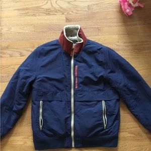 J. Crew sportsman outfitter winter jacket. Sherpa-lined. Size medium